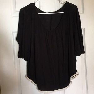 Dolman sleeve top